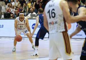 SARAJEVO, 17. aprila (FENA) - Košarkaši Bosne plasirali su se u finale play-offa ABA 2 lige. (Foto FENA/Almir Razić)