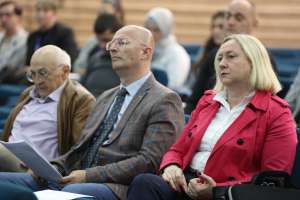 SARAJEVO, 17. aprila (FENA) - Okrugli sto „Mogućnosti korišćenja tehnologija nuklearnih reaktora za proizvodnju električne energije“ (Foto FENA/Hazim Aljović)