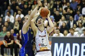 SARAJEVO, 17. aprila (FENA) - Košarkaši Bosne plasirali su se u finale play-offa ABA 2 lige. (Foto FENA/Almir Razić)