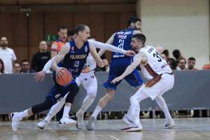 SARAJEVO, 17. aprila (FENA) - Košarkaši Bosne plasirali su se u finale play-offa ABA 2 lige. (Foto FENA/Almir Razić)