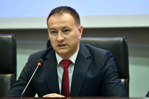 SARAJEVO, 2. juna (FENA) - Konferencija za medije Vanjskotrgovinske/Spoljnotrgovinske komore Bosne i Hercegovine o aktivnostima Komore za podršku transportnom sektoru u BiH. (Foto FENA/Harun Muminović/ap)

