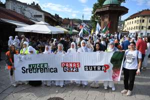 U povodu obilježavanja 30. godišnjice genocida u Srebrenici, te u svjetlu aktuelnog genocida koji se dešava u Gazi, mirna šetnju pod nazivom: 
