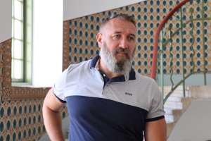 MOSTAR, 19. srpnja (FENA) – Gradska banja na Musali otvorena je 3. lipnja 1914. godine i ubraja se medu najznačajnija arhitektonska ostvarenja Mostara. (Foto FENA/Mario Obrdalj)