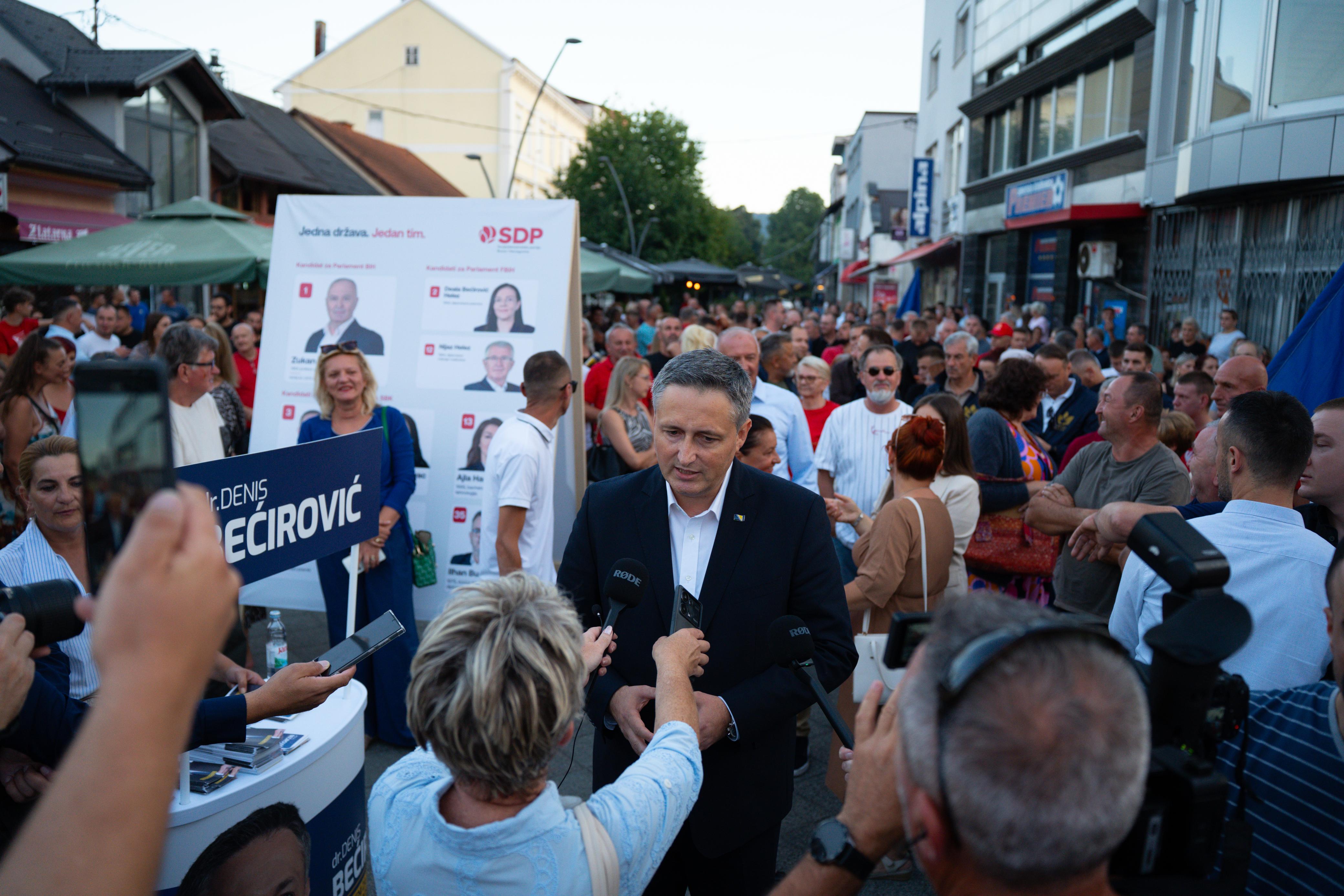 Saopćenje za javnost Izborni štab Denisa Bećirovića